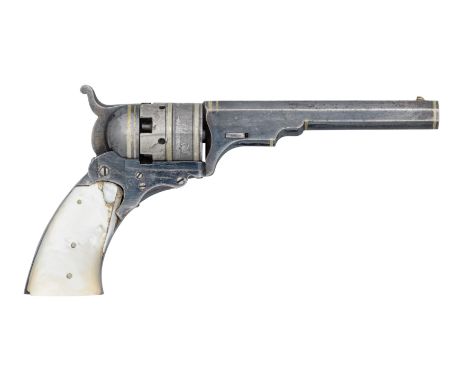 Ⓦ&nbsp;AN EXTREMELY RARE .31 CALIBRE PERCUSSION COLT PATERSON NO. 2 MODEL POCKET REVOLVER^ NO. 570^ CIRCA 1837-40¦with blued 