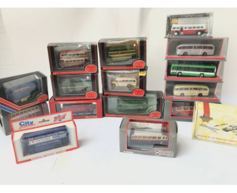 A Collection of Exclusive First Edition. Corgi etc. Busses. All boxed.