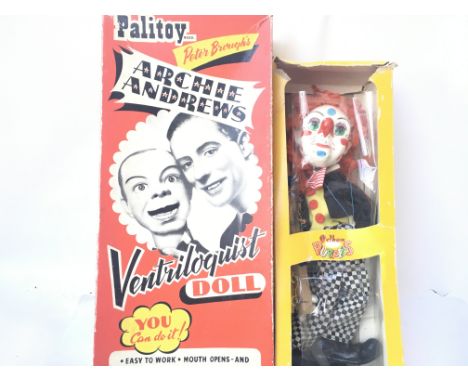 A Boxed Palitoy Archie Andrew’s Ventriloquist Doll and a Bimbo Pelham Puppet - NO RESERVE