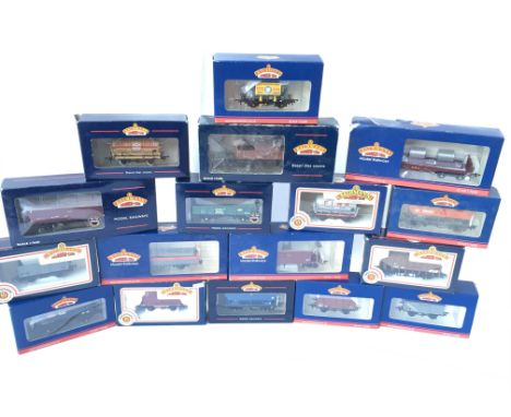 A collection of various Bachmann wagons.
