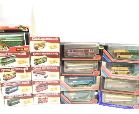 Large collection of various buses including exclusive first edition and atlas.