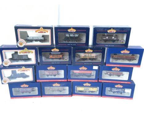 A collection of various Bachmann wagons.