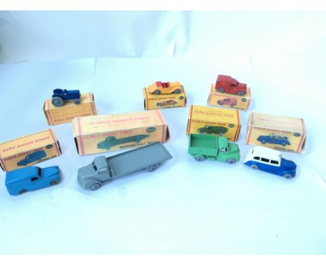 A Collection of Boxed Dublo Dinky Toys including a Austin Taxi #67. A Singer Roadster #062 a Commer Van #063.etc. 2 Are in Or