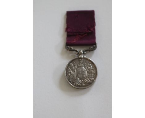 AN R ENGINEERS LSGC MEDAL TO AN MSM RECIPIENT. A Victorian 1874-1901 Long Service Good Conduct medal with swivel suspension. 