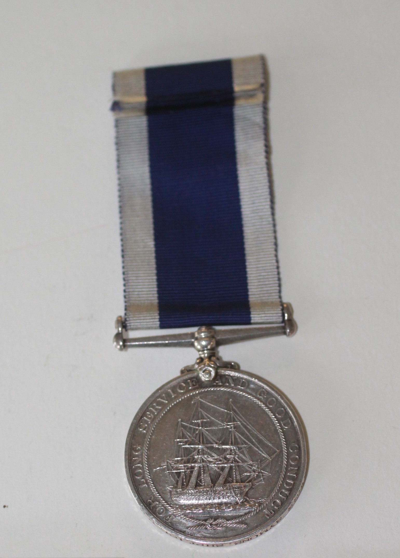 A NAVAL LSGC MEDAL GV TO HMS CALYPSO. A George V Long Service Good ...