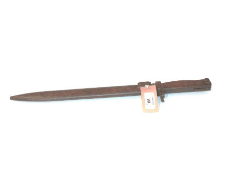 A GT WAR GERMAN ERSATZ BAYONET etc A Gt War period German Ersatz bayonet numbered 710, complete with matching numbers steel s