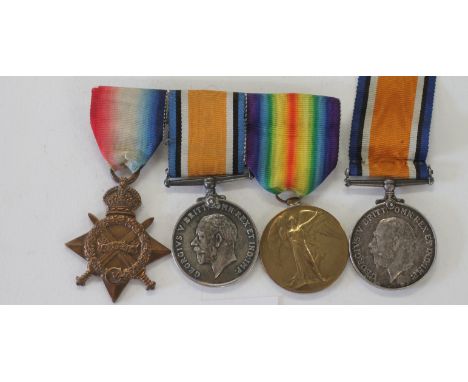 A GT WAR TRIO & RELATED BWM. A 1914/15 Star, British War & Victory Medals named to 23822 Gnr G F Oliver RFA/RA. A British War