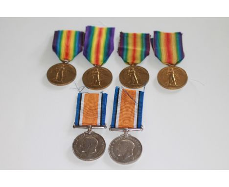 WW1 SINGLE MEDALS BWM & VICTORY ISSUES. A British War Medal to Capt F G Woodhouse. Another to 27669 Gnr H F Keeping RA. Victo