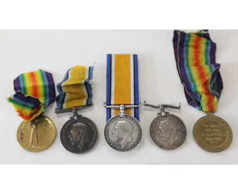 GT WAR MEDALS-MIDDLESEX R-KOYLI etc 1. British war & VIctory Medals named to 26874 Pte W Smith Middx R. (William). 2. A Briti