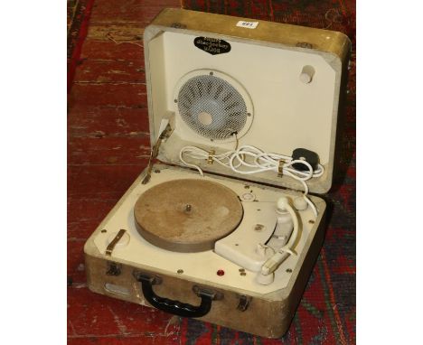 A vintage Philips disc-jockey major portable record player.