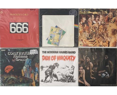 PROG / ROCK COLLECTABLES - LP PACK. A pack of 8 x LPs. Artists/ Titles are Elizabeth - Elizabeth (SVRL.19010, Ex/VG+), Pink F