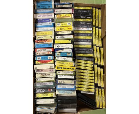 8-TRACKS / CASSETTES / 8-TRACK PLAYER / SPEAKERS / MIXER COLLECTION. An exciting, mixed selection of 46 x 8-tracks, approx 16
