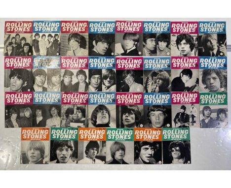 A full set of 30 original Rolling Stones books, generally in good condition and intact.