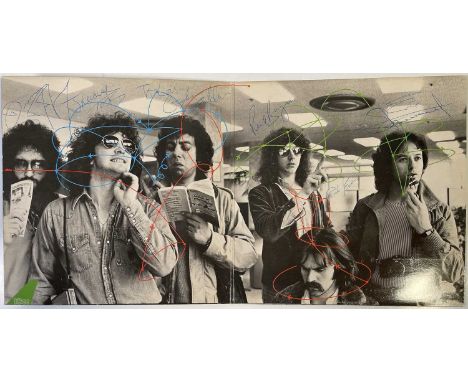 1Occ—Bloody Tourists is a fully signed LP in blue biro by Eric Stewart, Graham Gouldman, Stuart Tosh, Duncan Mackay, Rick Fen