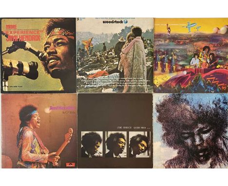 JIMI HENDRIX - LP COLLECTION. A collection of 18 LPs by Hendrix to include private pressings. Titles include Electric Ladylan