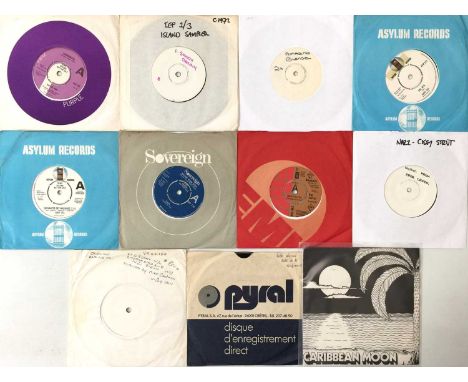 EARLY 70s DEMOS / TEST PRESSINGS - 7" PACK. A pack of 11 x 7". Artists/ Titles include Rupert Hine - Hamburgers (demo, PUR 10