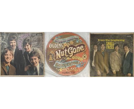 SMALL FACES - LP PACK. A pack of 7 x LPs. Titles are Ogdens' Nut Gone Flake (IMLP 012, Ex+/VG+), From The Beginning (LK 4879,