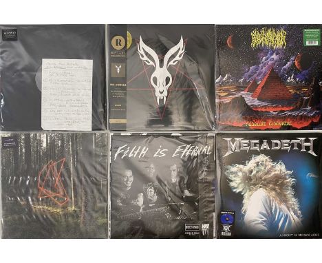 METAL - LP COLLECTION. A collection of 13 x (mostly) LPs. Artists/ Titles include Blood Incantation - Absolute Elsewhere (980