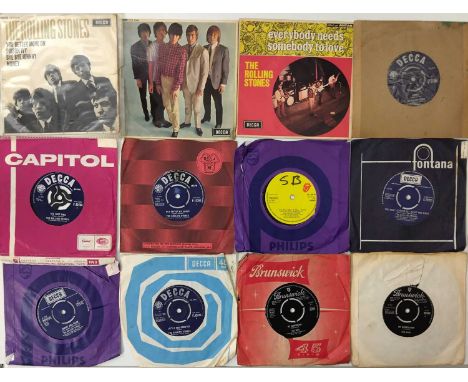 STONES, WHO, KINKS FACES AND YARDBIRDS 7" COLLECTION - a collection of approximately 120 Stones, Who, and Kinks 7"s. Collecti