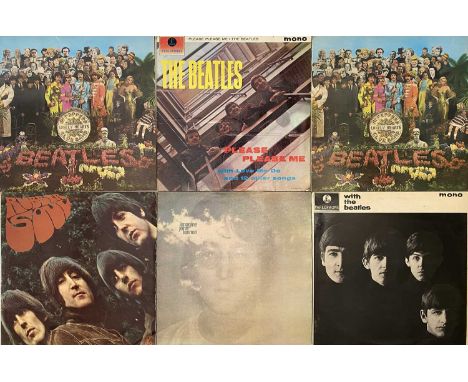 THE BEATLES / ROLLING STONES / RELATED - LP / 7" COLLECTION. A collection of 16 LPs and approx 39 7". Titles include Sgt Pepp