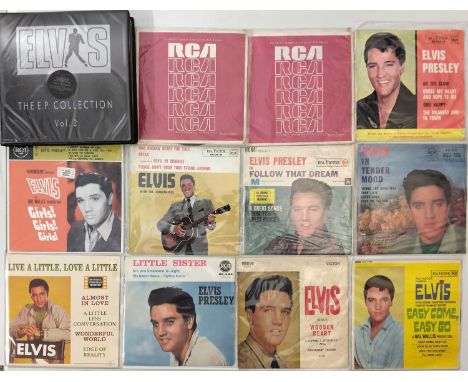 ELVIS PRESLEY 7" COLLECTION - a collection of approximately 300 Elvis Presley 7"s. Collection to include: The E.P. Collection