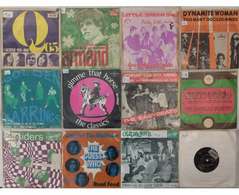 PSYCH, FOLK, AND ROCK OVERSEAS PACK - a collection of 45 Psych, Folk, and Rock overseas 7"s. Collection to include: Q65 - I D