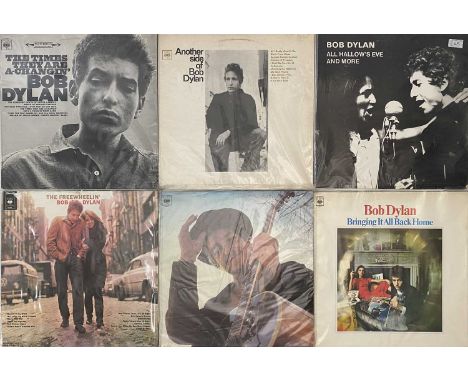BOB DYLAN - LP COLLECTION. A collection of 23 LPs by Bob Dylan. Titles include All Hallow's Eve And More (private pressing, E