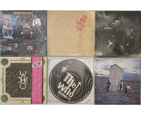 THE WHO - LP COLLECTION. A collection of approx 33 x (mostly) LPs to include some 12". Titles include Quadrophenia, Live At L