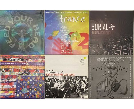 ELECTRONICA/ HOUSE/ TRANCE/ HIP HOP - LP COLLECTION. A broad selection of 36 LPs, many are multi-LP releases. Artists/ titles