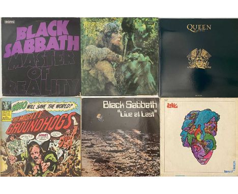 ROCK / PROG - LP COLLECTION. A collection of 44 x LPs. Artists/ Titles include Queen - Greatest Hits II, Love - Forever Chang