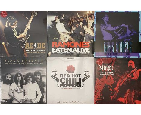 MODERN LIVE LP COLLECTION - a collection of 28 modern live LPs. Collection to include: The Rolling Stones, Guns N' Roses, Ram