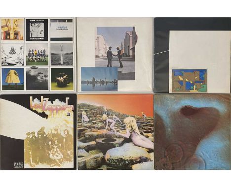CLASSIC BRITISH ROCK ICONS - LP PACK. A solid pack of 12 x LPs by classic rock bands from the UK. Artists/ Titles are Pink Fl