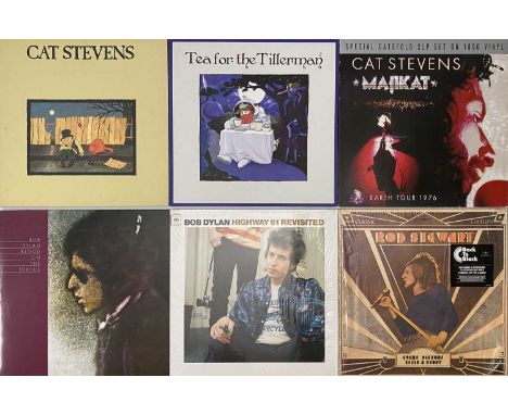 FOLK - LP COLLECTION. A collection of 12 x modern Folk LPs. Artists/ Titles include Cat Stevens - Majikat (VV2LP010), Every P