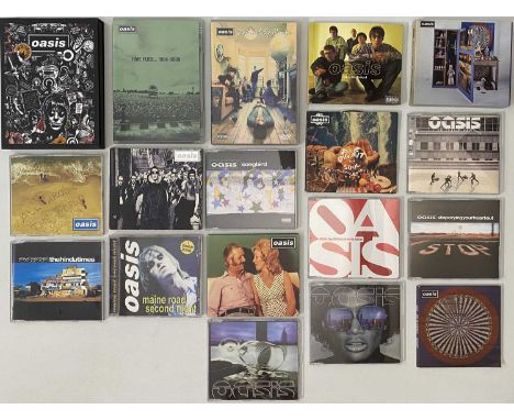 OASIS - CD / DVD COLLECTION. A collection of 2 x CD box sets, 15 x CD box sets and 3 x DVDs. Titles include (What's The Story