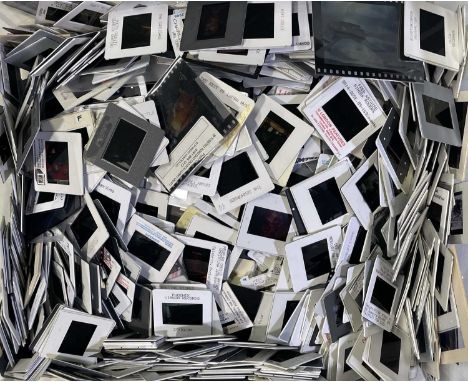A large collection (likely 1000+, this is an estimation only) of mostly 2x2" slides. Large range of artists to inc: Madonna, 