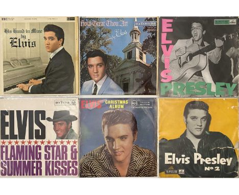 EARLY ELVIS 78'S 10" &amp; LPS - a collection of 24 Elvis Presley 78's, 10" &amp; LPs. Collection to include: Got A Lot O' Li