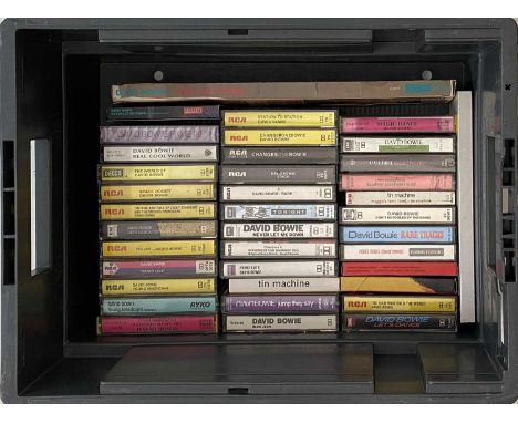 DAVID BOWIE CASSETTE TAPE COLLECTION - a collection of 38 David Bowie cassette tapes. Collection to include: Tin Machine - Yo