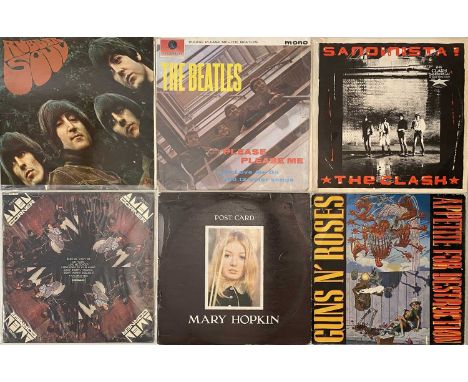 60s TO 80s - ROCK/ POP/ PROG/ HEAVY ROCK - LPs. A broad selection of 21 rock &amp; pop LPs. Artists/ titles include The Clash