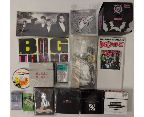 DURAN DURAN AND RELATED CD BOXSET AND CASSETTE COLLECTION - a collection of 15 Duran CD box sets and cassettes. Collection to
