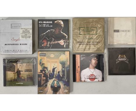 OASIS AND RELATED CD, CD PROMO, AND BOX SET COLLECTION - a collection of 8 Oasis CDs, including promos and sealed box sets. C