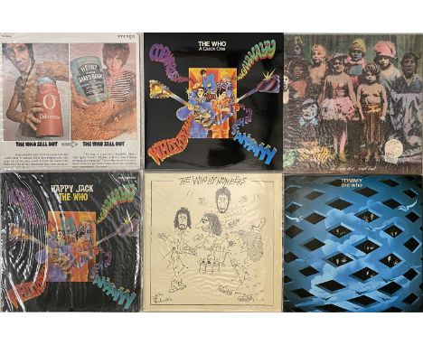 THE WHO - LP COLLECTION. Another collection of 33 x (mostly) LPs. Titles include Tommy (w/ numbered booklet), A Quick One (26