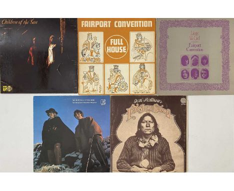 FOLK - LP PACK. A pack of 8 LPs. Artists/ Titles are Fairport Convention inc Liege &amp; Lief (ILPS 9115), Full House (ILPS 9