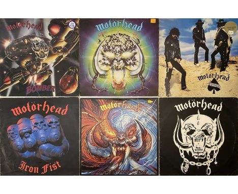 MOTORHEAD - LP COLLECTION. Smart bundle of  8 x collectable LPs from Motörhead. Titles are Ace Of Spades (ltd edition gold vi