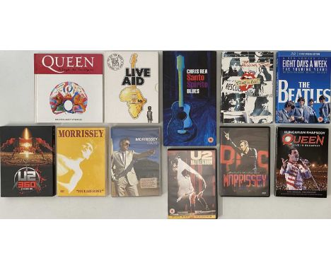 ROCK - CD COLLECTION. A collection of approx 45 x CDs and approx 20 x DVDs to include box sets. Artists include The Beatles, 
