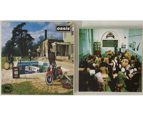 OASIS - THE MASTERPLAN 10" BOX SET/ BE HERE NOW CD BOX SET (WITH TICKET &amp; PROGRAMME). A smashing pack of 2 box sets by Oa