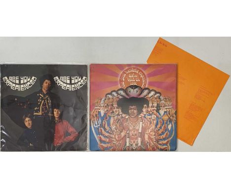 JIMI HENDRIX - LP RARITIES PACK. A pack of 2 LPs by Jimi Hendrix. Titles are Axis: Bold As Love (2407011, includes insert, VG