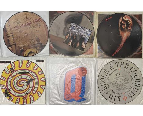CLASSIC/ PROG ROCK - PICTURE DISC/ REISSUE LPs. A selection of 15 rock LPs, includes many picture discs and reissues. Artists