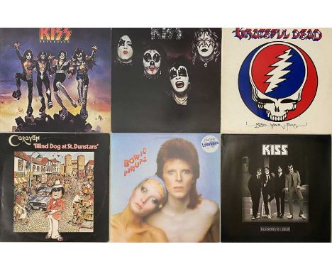 ROCK - LP COLLECTION. A collection of approx 68 x LPs. Artists/ Titles include Grateful Dead - Steal Your Face!, David Bowie 