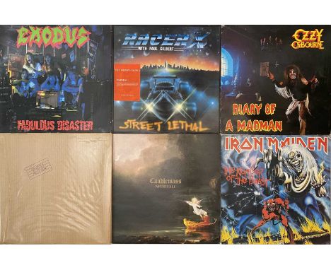 CLASSIC/ HEAVY ROCK &amp; METAL - LP COLLECTION. A collection of 60 rock &amp; metal LPs. Artists/ titles include Ozzy Osbour