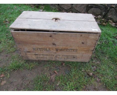 A fruit crate, Maypole Worcester